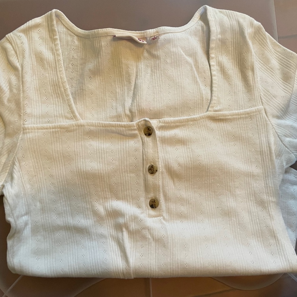 White BodySuit with LowCut.